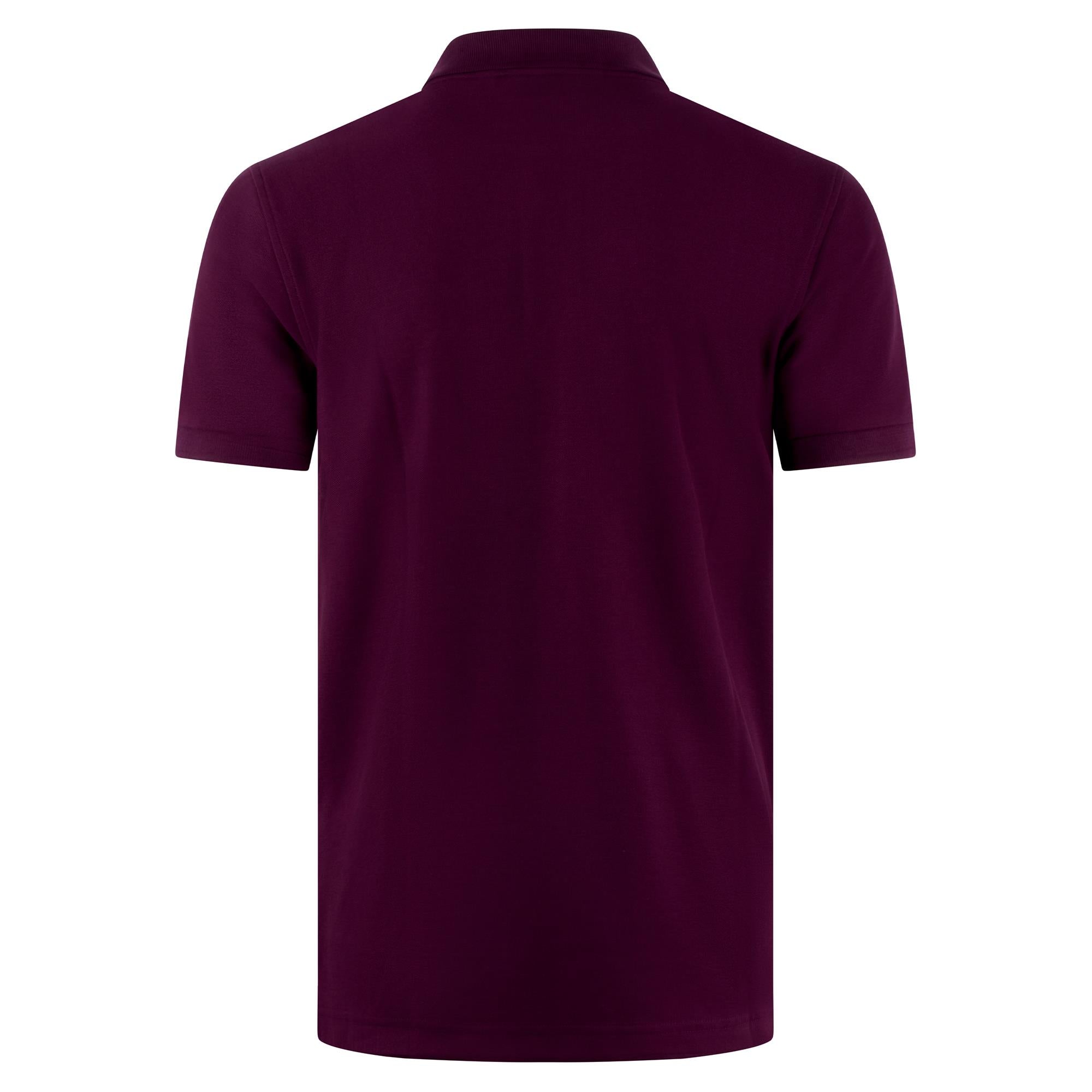 Psycho Bunny Auguste Pique Mens Polo Shirt Potent Purple